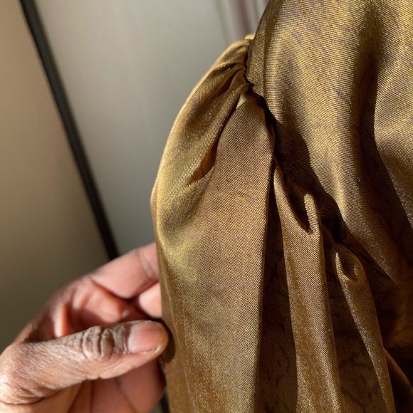 Skea vintage ski jumper brown pink lined used size 6 padded shoulders 90’s - Picture 8 of 14